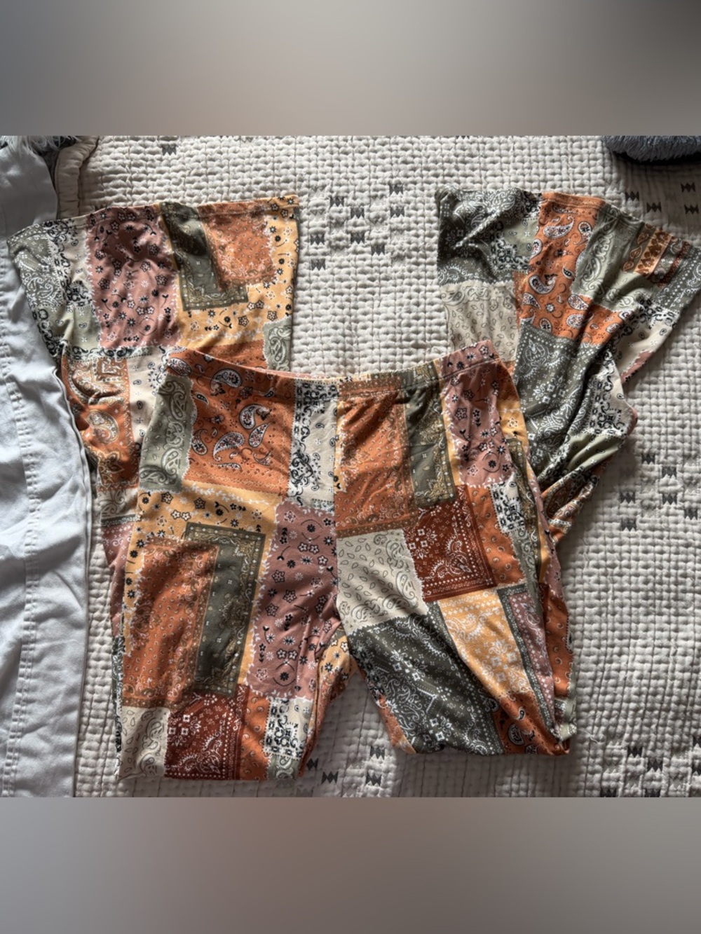 Bear Dance Paisley Flare Leggings